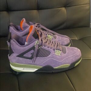 Jordan Purple and Green Sneakers no box